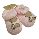 Scarpine neonato rosa con orsetto – Story Loris