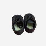 Scarpine Neonato Nere Sportive con Lacci Aletta