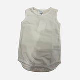 Body Neonato Smanicato Grigio Chiaro in Cotone Morbido