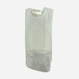 Body Neonato La Perla Bianco Smanicato con Ricamo
