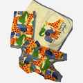 Set Neonato Boboli Sunny Jungle con Copertina e Pagliaccetto