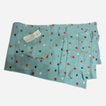 Set Neonato Azzurro in Mussola con Completo e Cappellino
