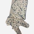 Set Neonato Azzurro con Tutina e Copertina Fantasia Mare
