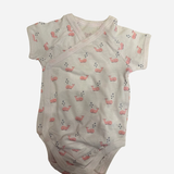 Body Neonata Boboli Rosa con Fantasia Balene