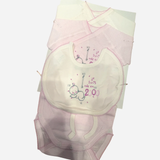 Set Body Neonata Rosa con Bavaglino Coordinato Absorba