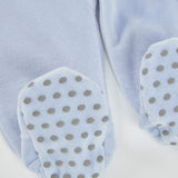 Tutina neonato Boboli azzurra con gufetti e piedini