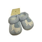 Scarpine neonato azzurre con elefantino – Story Loris