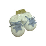 Scarpine neonato panna con stella Love Dad – Story Loris