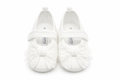 Ballerine Neonata Bianche con Maxi Fiocco in Pizzo – Aletta