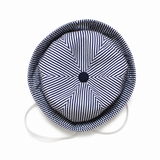 Set Cerimonia Neonato 3 Pezzi Pagliaccetto Blu Navy a Righe – Aletta