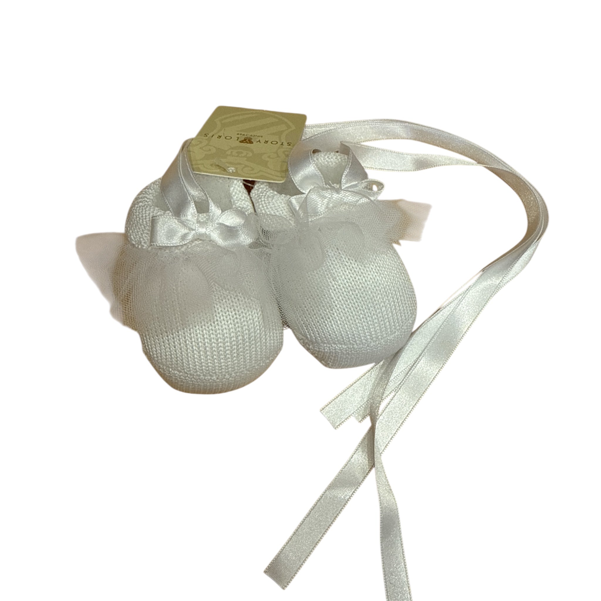 Scarpine neonato con laccetti lunghi – Story Loris