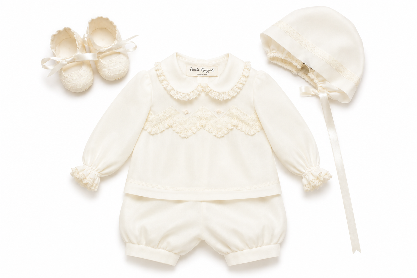 Completo - Piccola Giuggiola con Cuffia e Scarpine