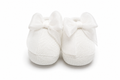 Scarpine Neonata Bianche con Fiocchi in Organza – Story Loris