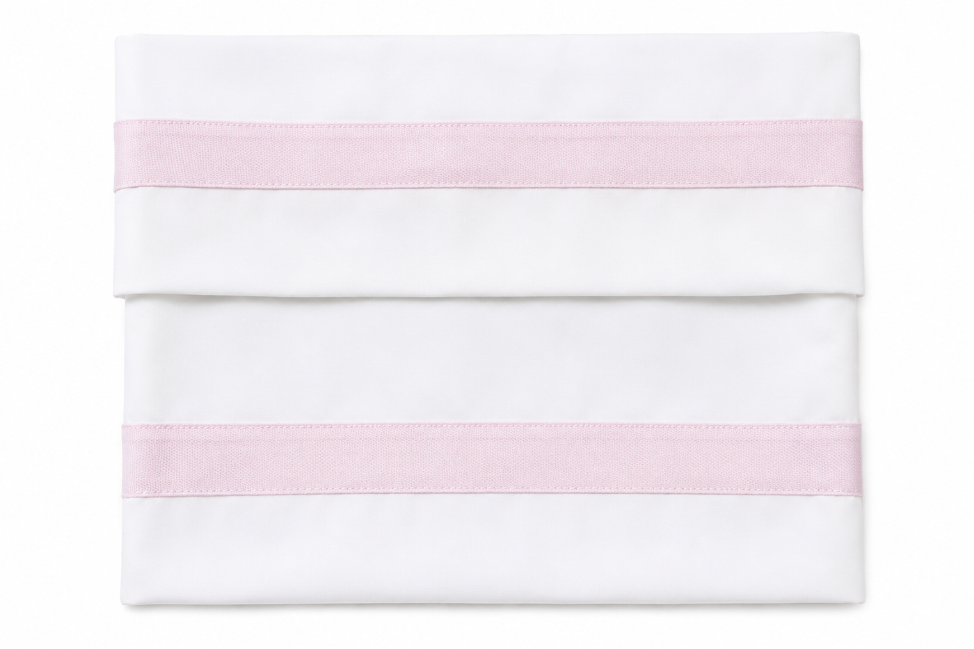 Set lenzuola neonato Piccola Giuggiola bianco con fascia rosa