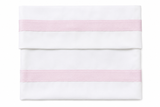 Set lenzuola neonato Piccola Giuggiola bianco con fascia rosa