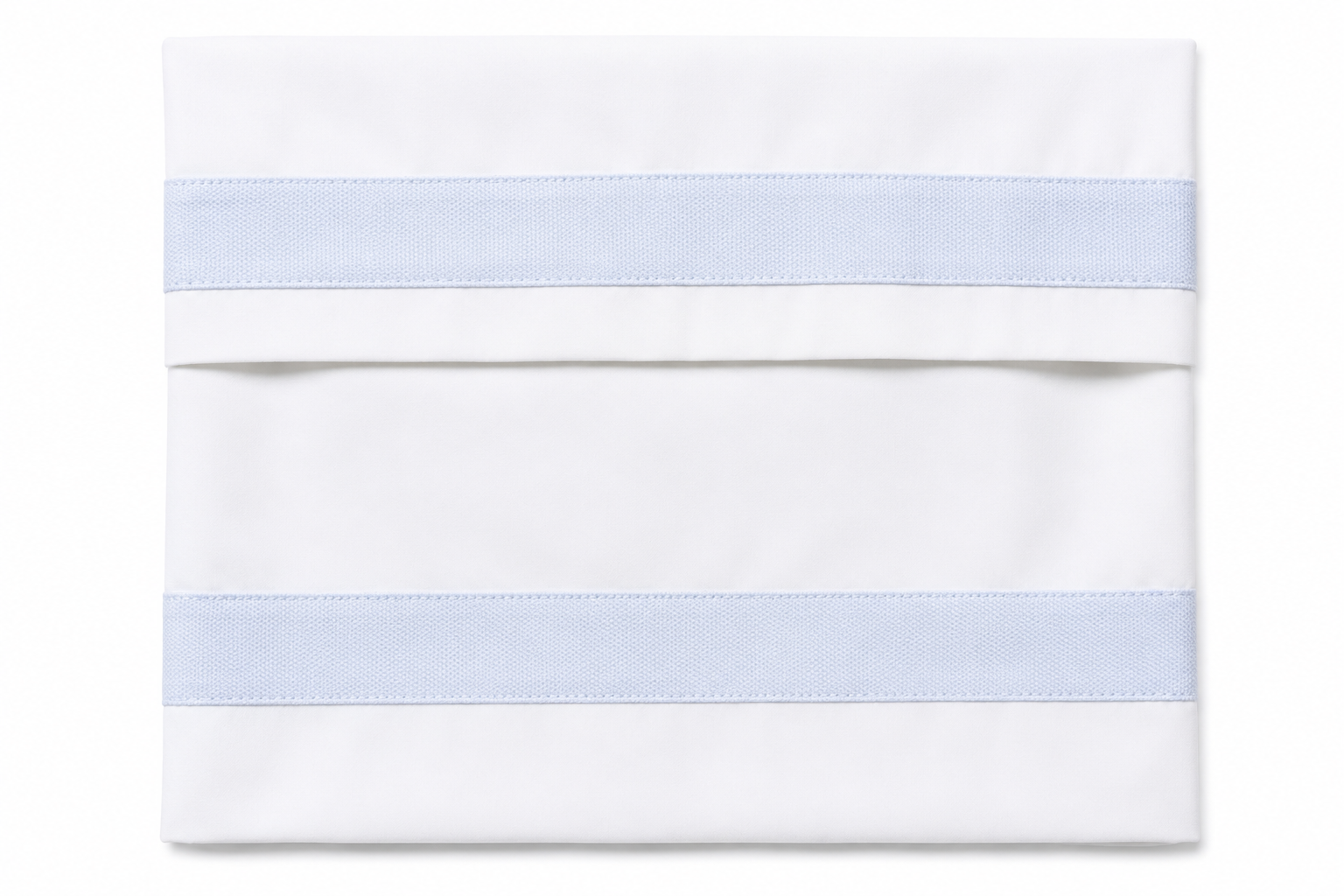Set lenzuola neonato Piccola Giuggiola bianco con fascia cielo