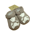 Scarpine neonato tortora con orsetto – Story Loris