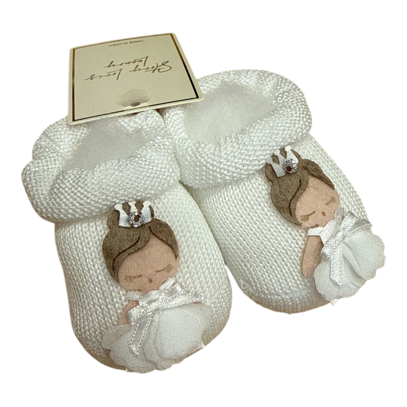 Scarpine neonato con ballerina elegante – Story Loris Luxury