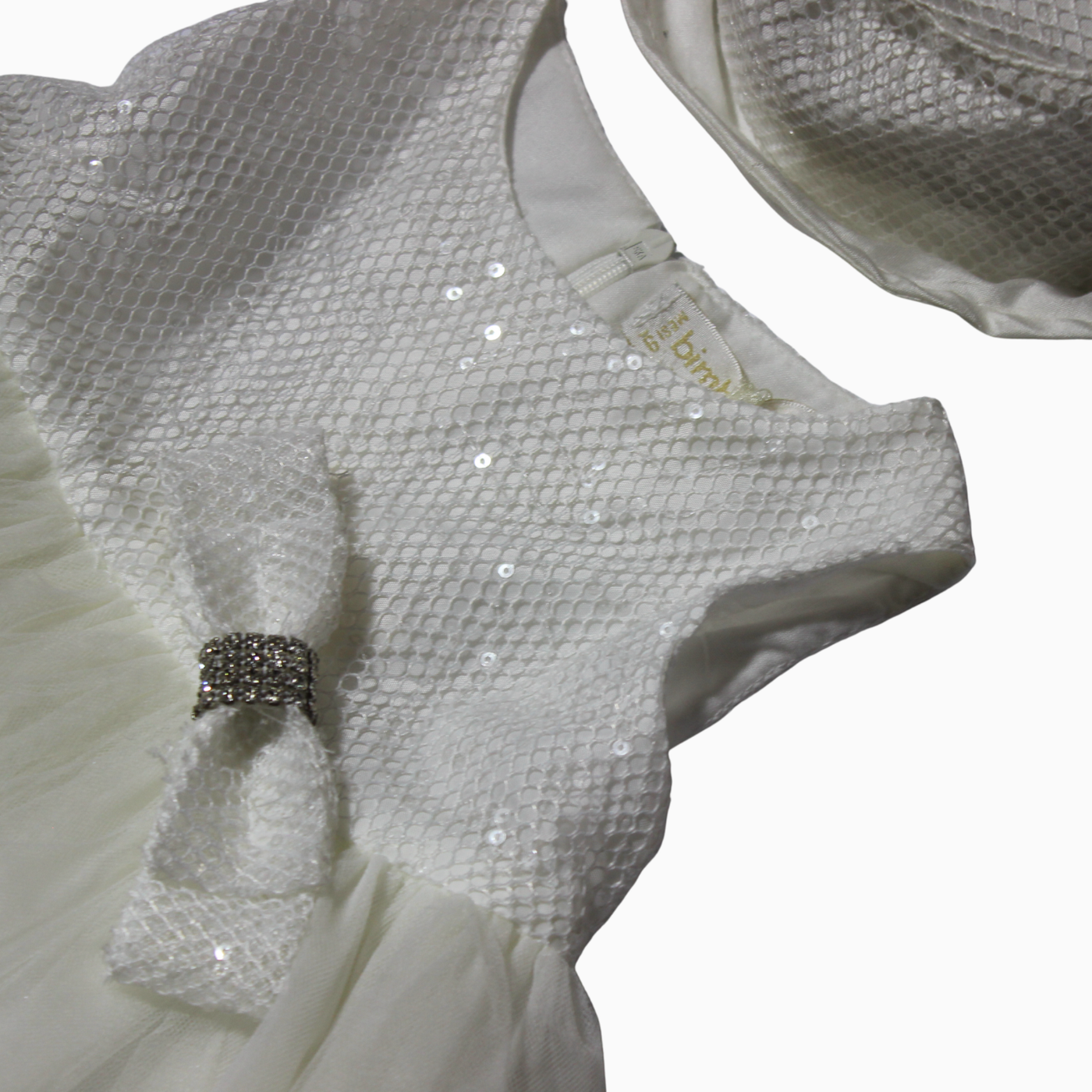 Abito - Bimbalo in Tulle con Cappello da Cerimonia