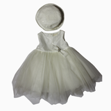 Abito - Bimbalo in Tulle con Cappello da Cerimonia