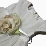 Abito - Bimbalo con Fiore Rosa e Gonna in Tulle