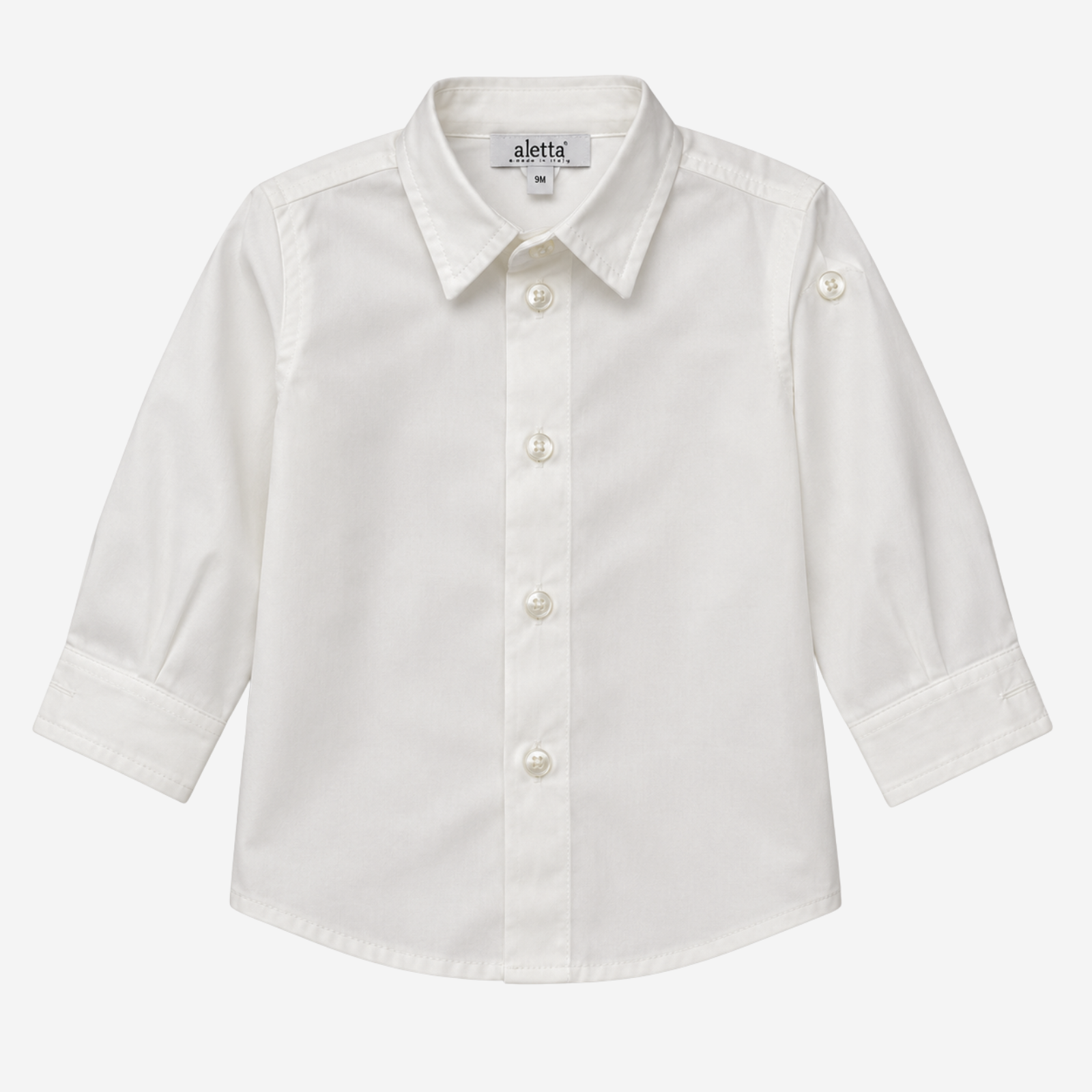 Camicia - Aletta Bianca con Colletto Classico
