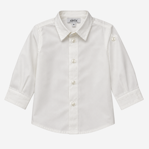 Camicia - Aletta Bianca con Colletto Classico