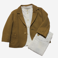 Completo - Aletta con Giacca Tabacco e Pantalone Panna