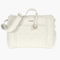 Borsa da Passeggio - Nanàn Pastello Bianca Trapuntata
