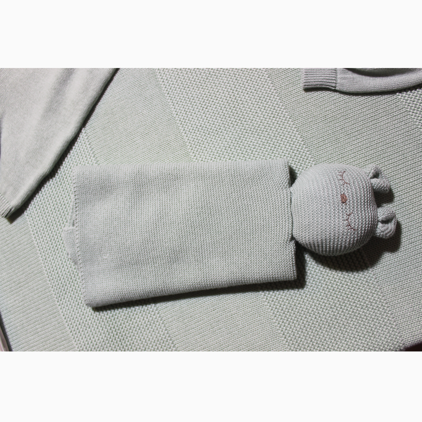 Set Nascita Neonato -  Copertina, Lenzuolo e Tutina