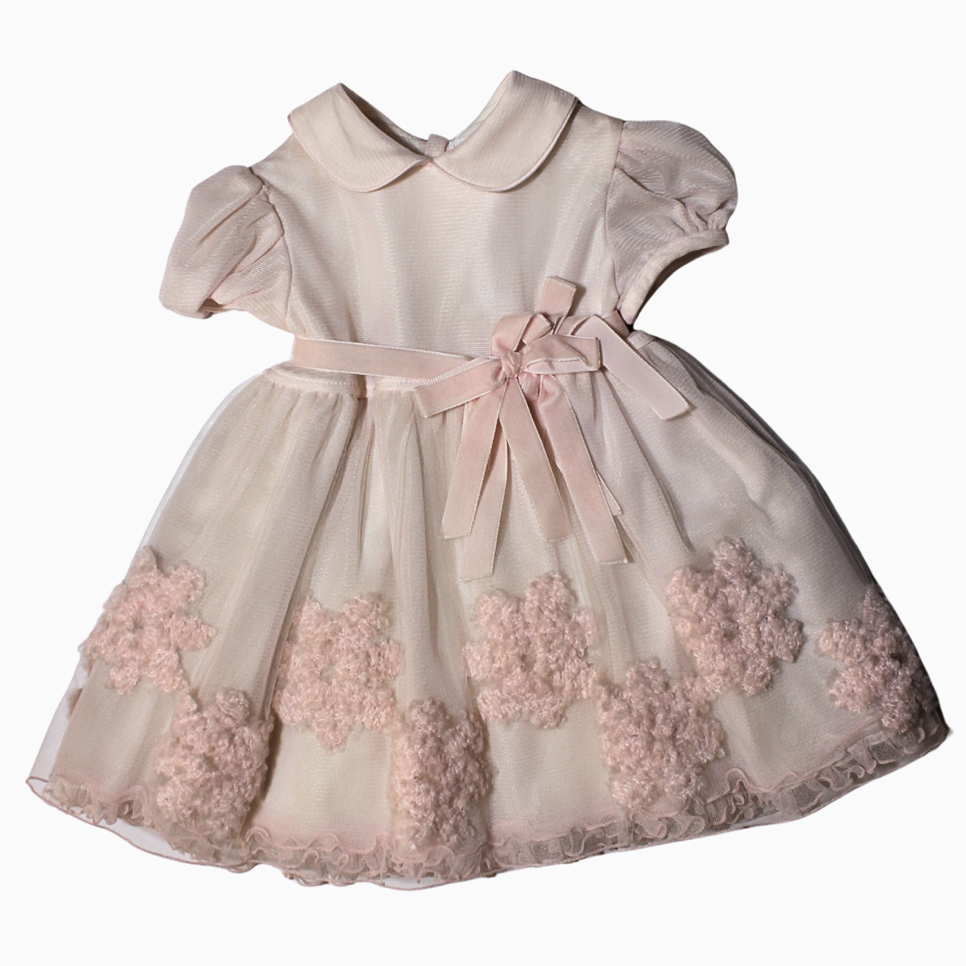 Vestito - Aletta con Fiocco e Fiori