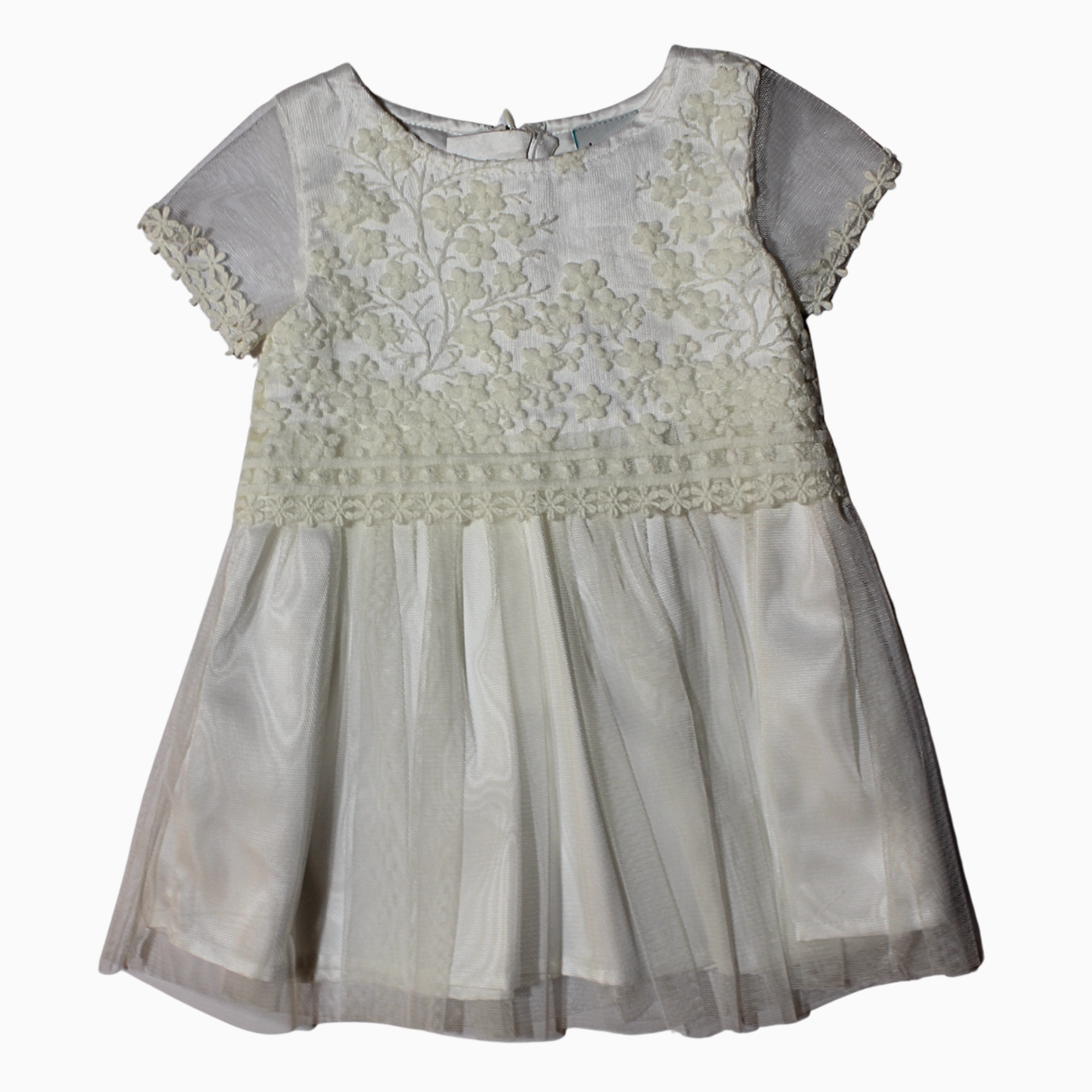 Vestito Maniche Corte - Boboli Ricamato