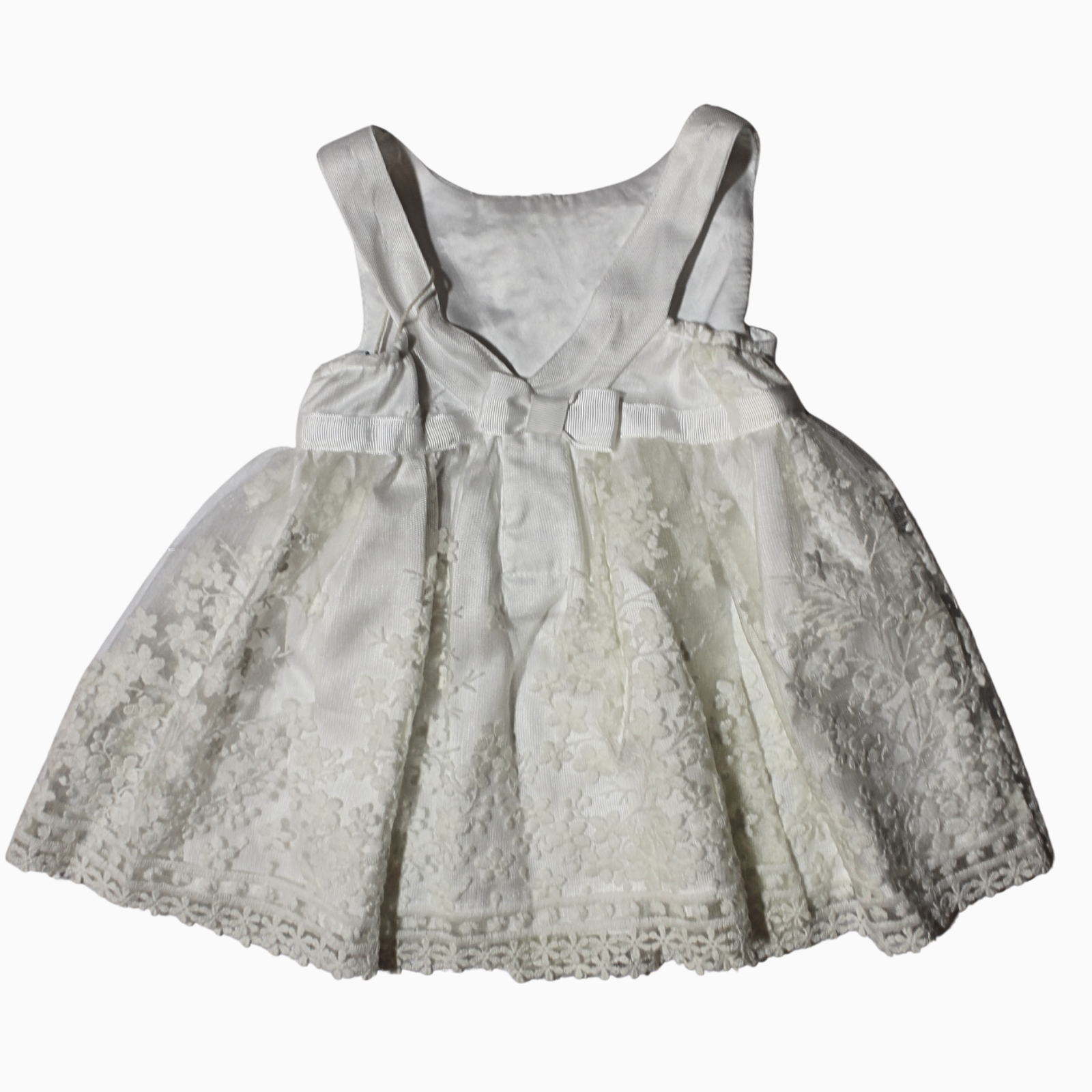 Vestito - Boboli Bretelle Bianco Ricamato