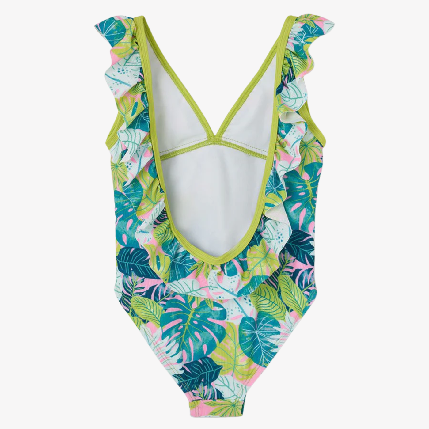 Costume Intero - Boboli con Fantasie Foglie Tropicali