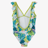 Costume Intero - Boboli con Fantasie Foglie Tropicali