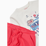 Set - Boboli Knit Off White
