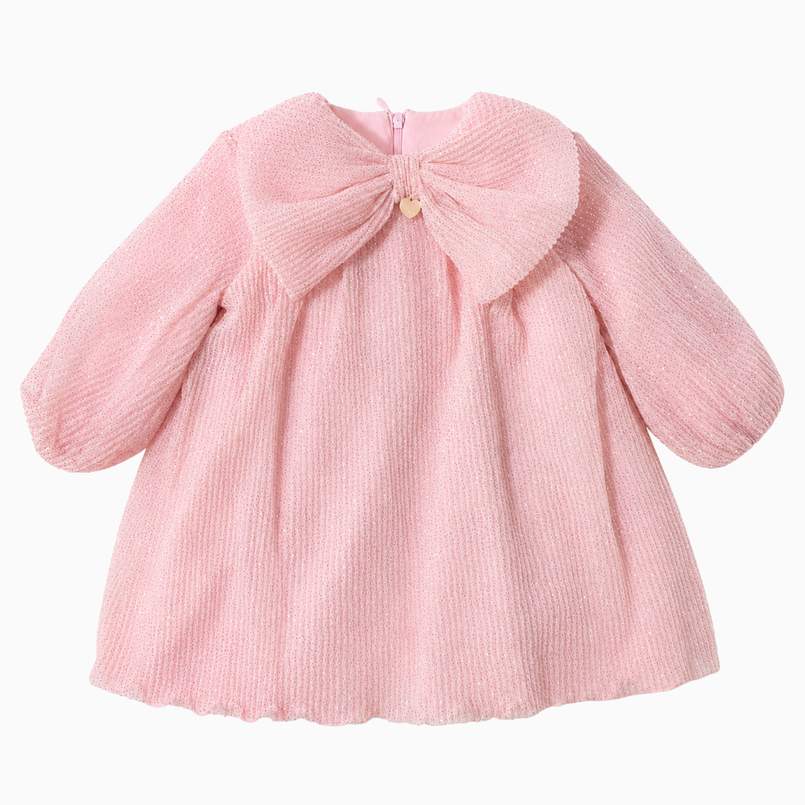 Vestito Maniche Lunghe - Le Bebè con Collo Glitter