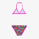 Costume Due Pezzi - Boboli Fiori Fucsia