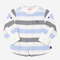 Camicia - Boboli a Righe con Collo Coreana
