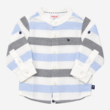 Camicia - Boboli a Righe con Collo Coreana