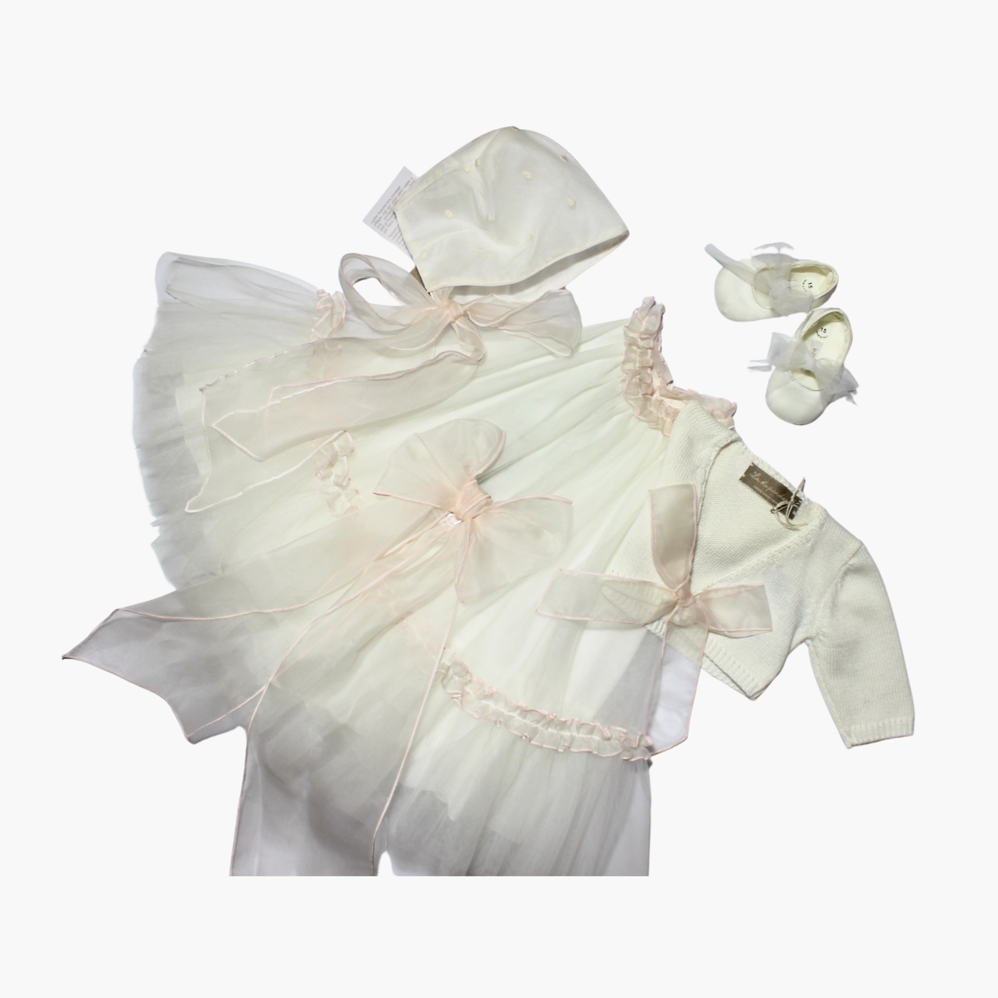 Set Vestito - La Stupenderia con Cuffia e Scarpine