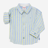 Camicia - Boboli Celeste e Gialla a Righe