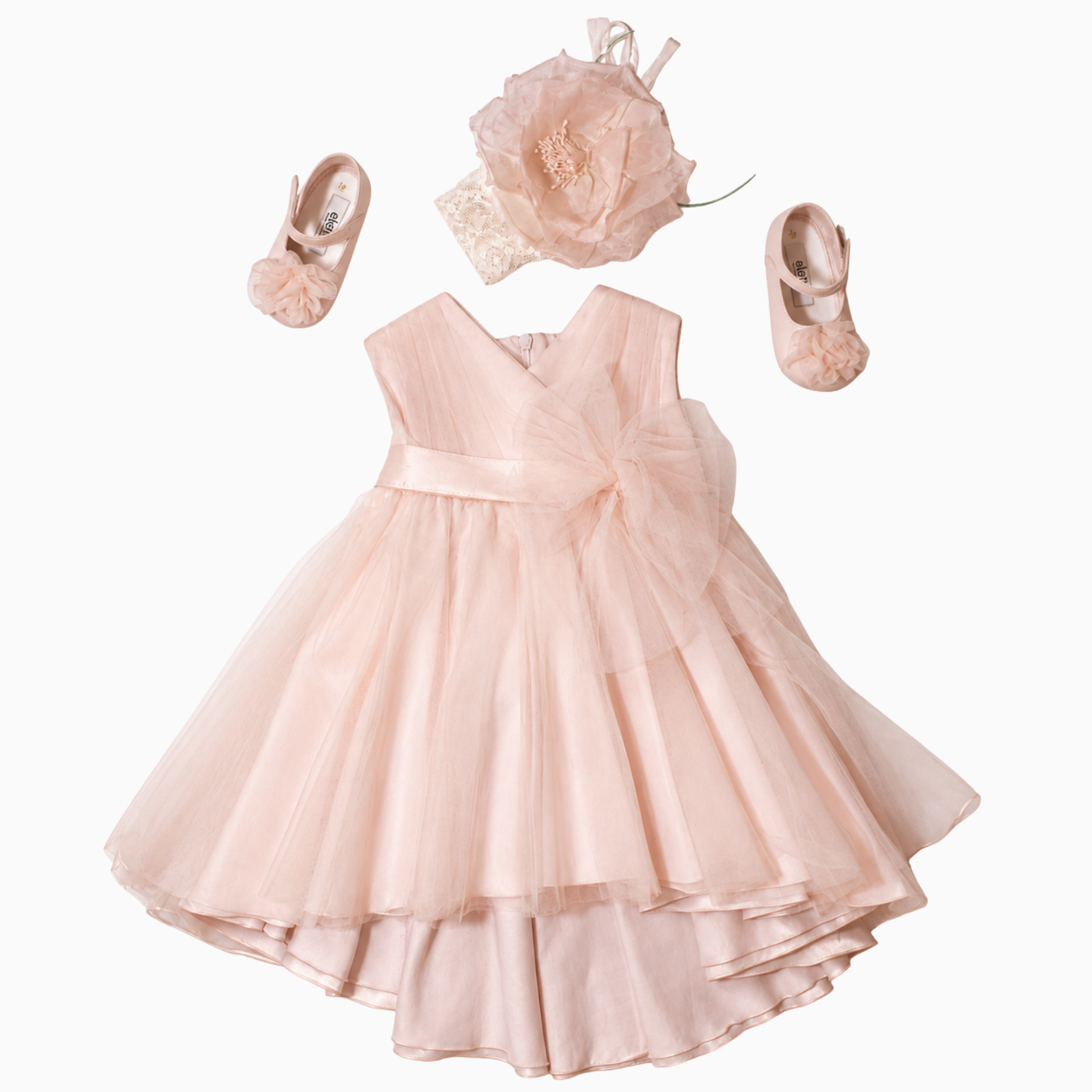 Completo Cerimonia - Aletta con Abito, Fascia e Scarpe