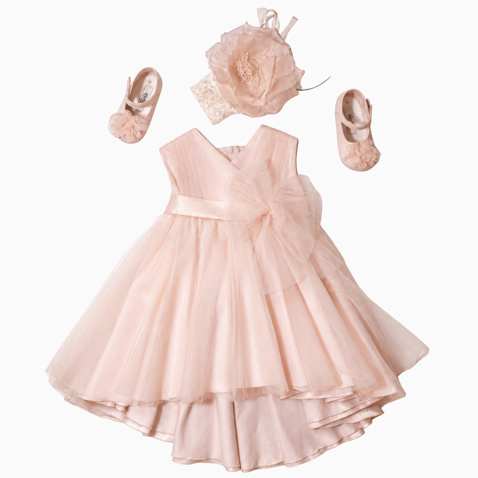 Completo Cerimonia - Aletta con Abito, Fascia e Scarpe