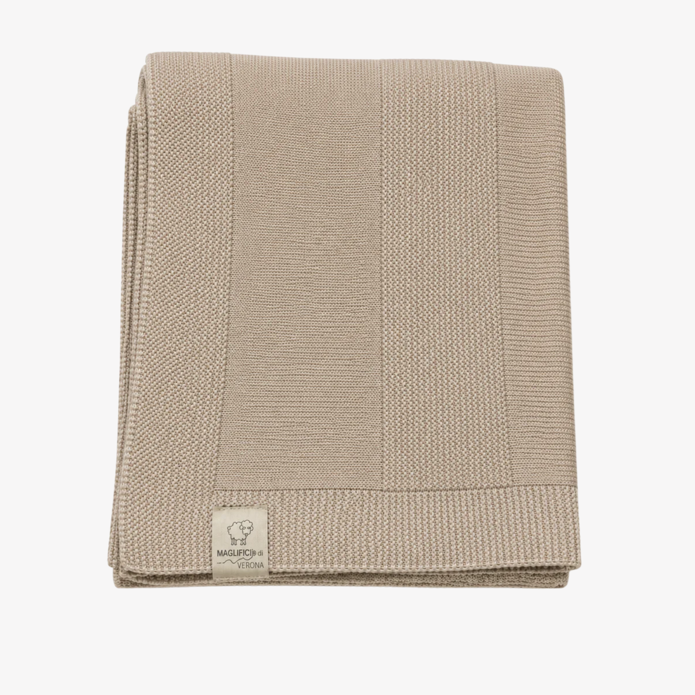 Coperta - in Maglia Sabbia o Panna
