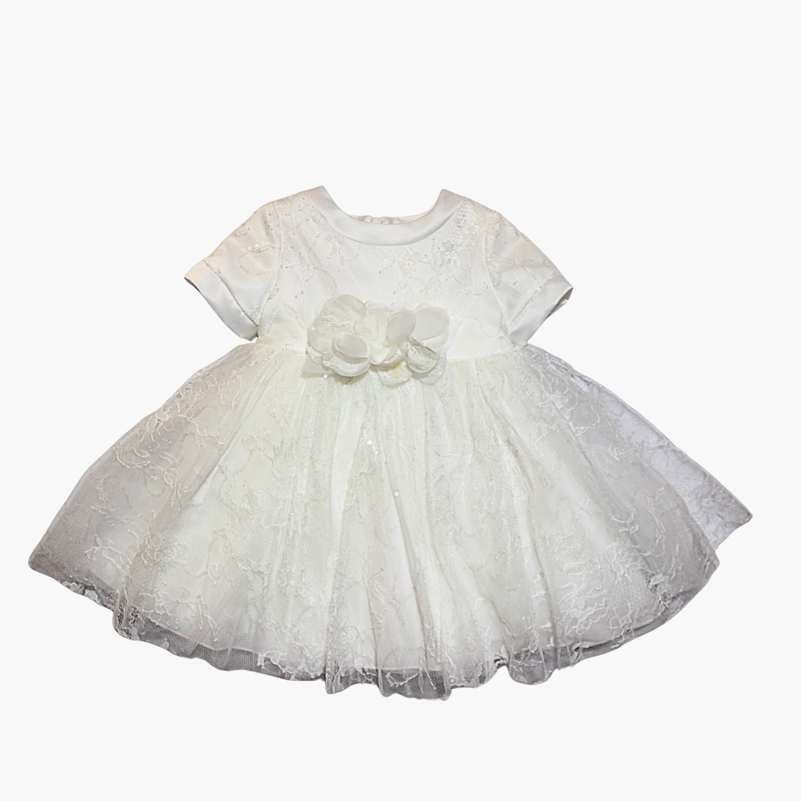 Vestito - Le Bebè con Fiore e Maxi Fiocco