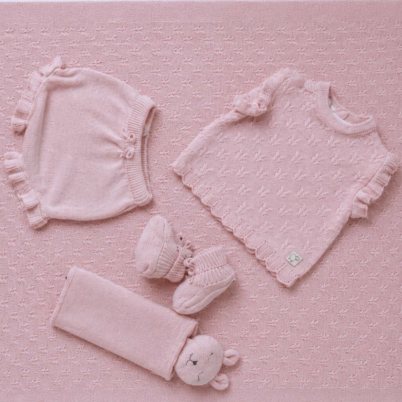 Set Neonato - con Coperta, Canotta e Coulotte