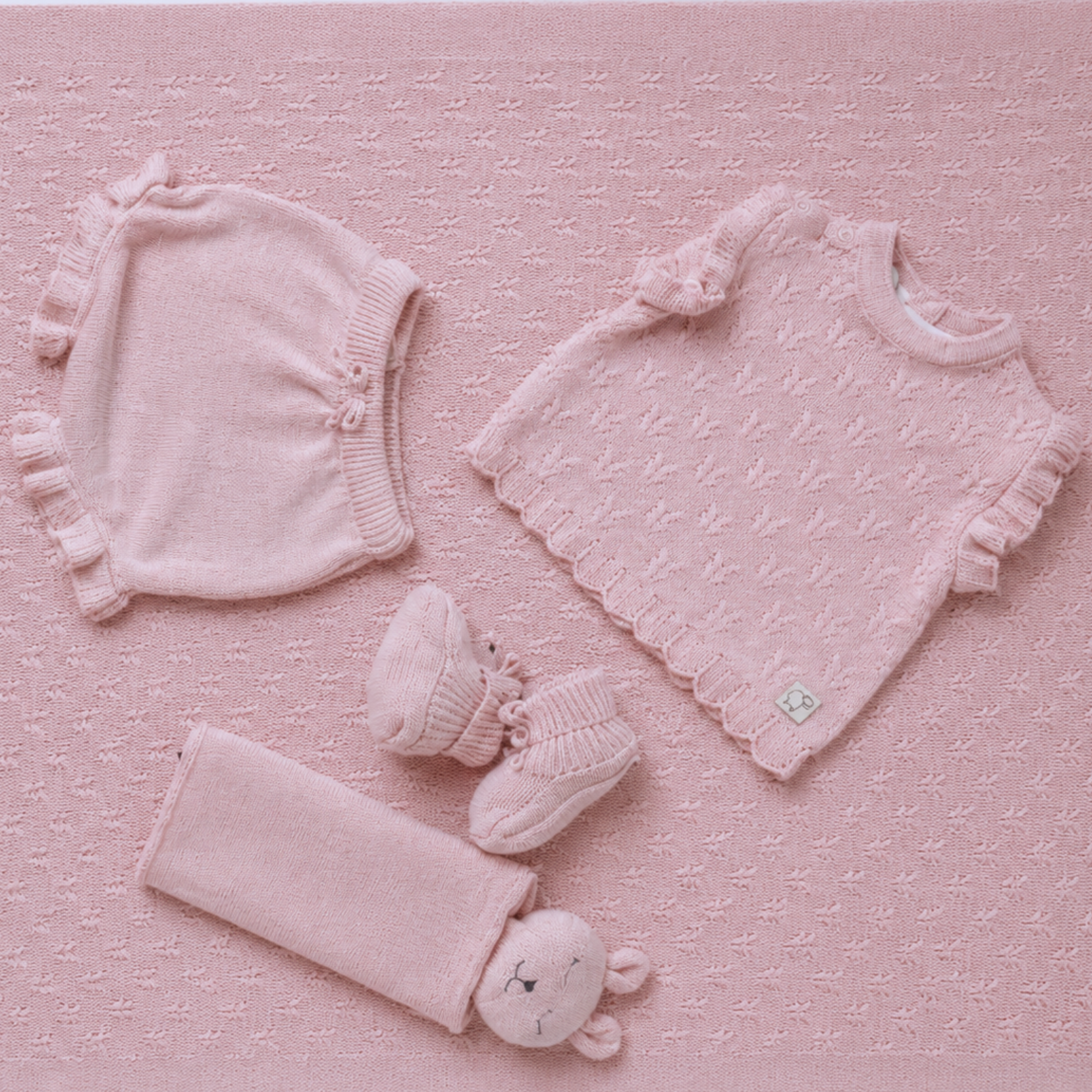 Set Neonato - con Coperta, Canotta e Coulotte