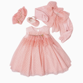 Set Cerimonia - Le Bebe Vestito, Coprispalle e Sandali