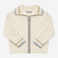 Cardigan - Baby Graziella Bianco con Zip